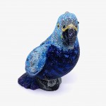 Judith Leiber Blue Crystal Parrot Evening Bag